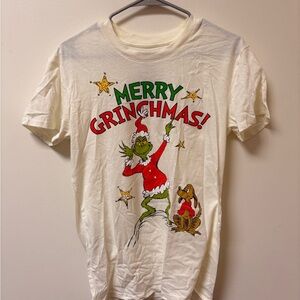 Adult Merry Grinchmas White T-Shirt